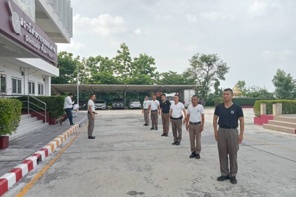 สภ.ดอนหัวฬ่อจัดกิจกรรมออกกำลังกายประจำสัปดาห์ เสริมสร้างสุขภาพเจ้าหน้าที่ตำรวจ(30เม.ย.68)