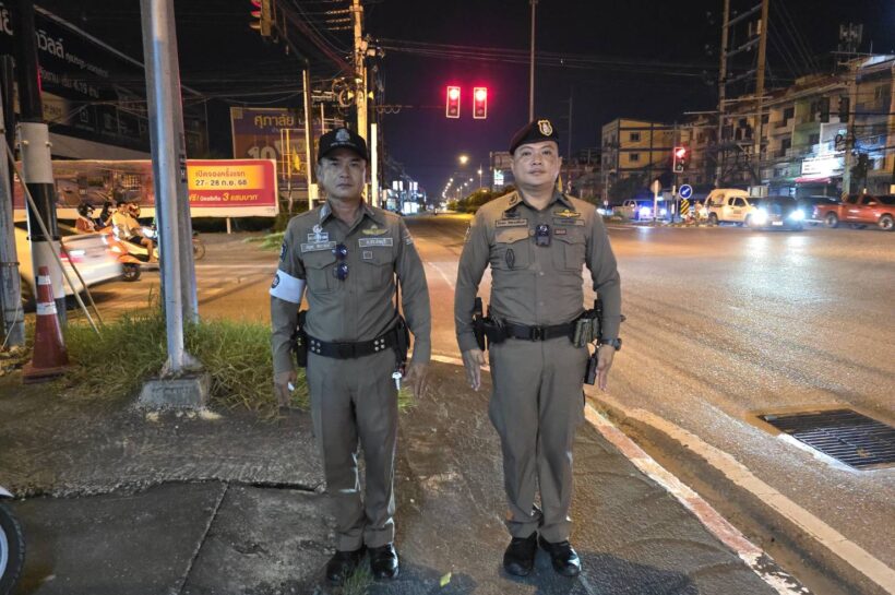 สภ.ดอนหัวฬ่อ ตรวจการจราจรแยกดอนหัวฬ่อ การจราจรคล่องตัว เหตุการณ์ปกติ